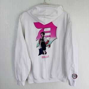 Primitive Demon Slayer Hoodie Mens Medium Shinobu Kocho Dirty P Zip Up Jacket